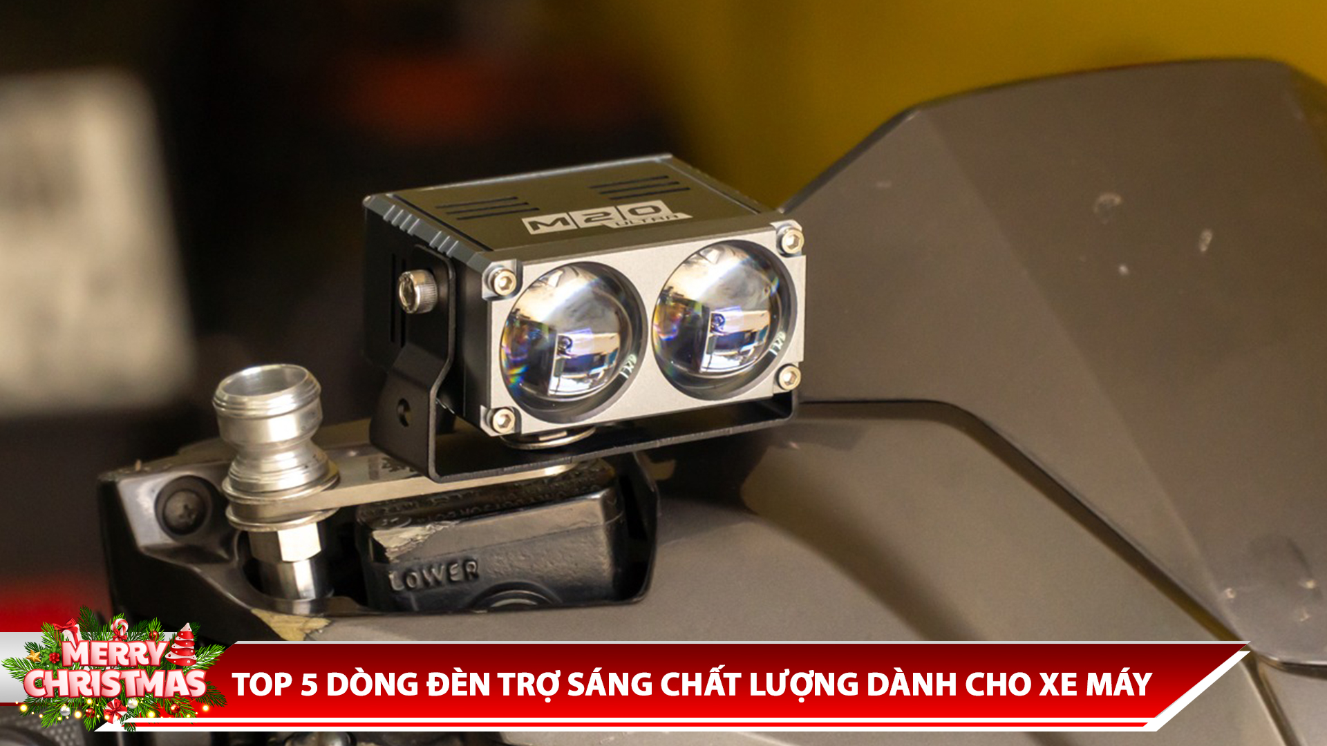 TOP 5 DÒNG ĐÈN TRỢ SÁNG CHẤT LƯỢNG DÀNH CHO XE MÁY